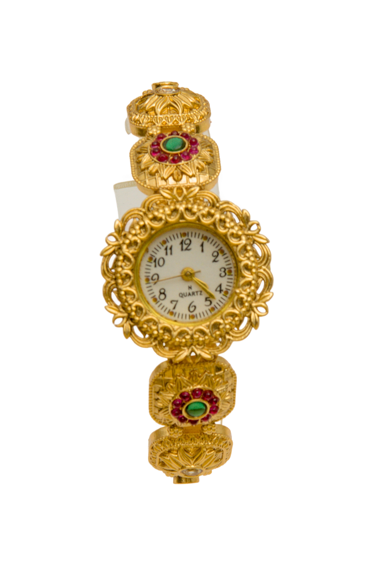 Floral Square Link Watch - Style 43