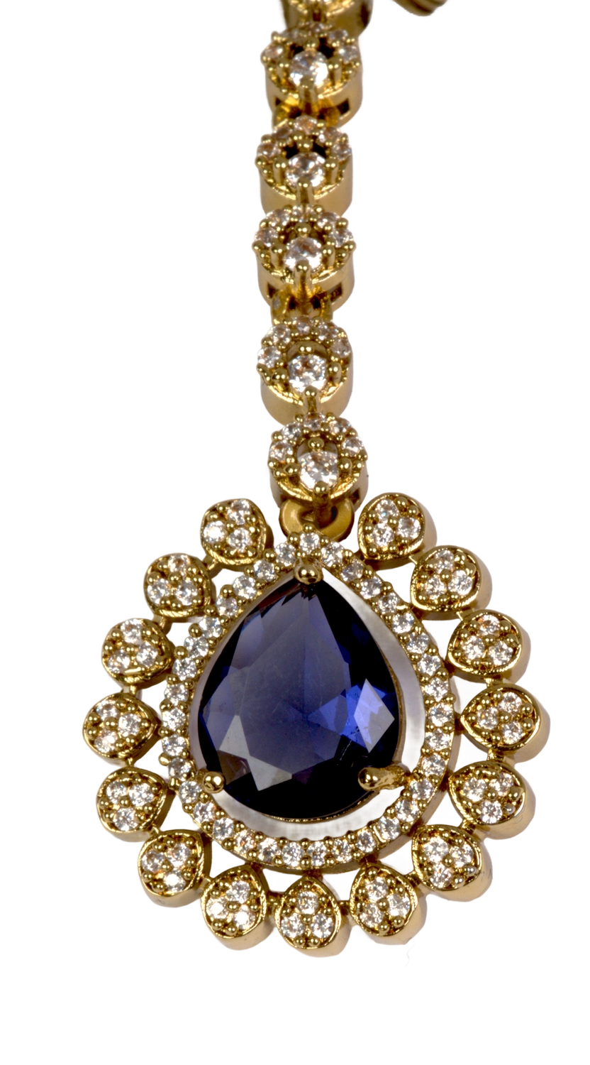 Forehead Crystal Drop Short — view 4