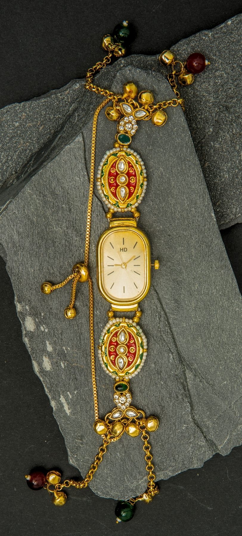 Red Enamel Charm Watch - Style 50