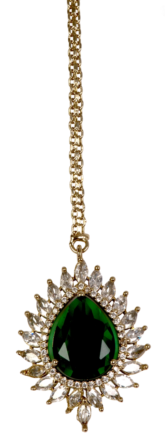 Forehead Crystal Drop Long — view 2