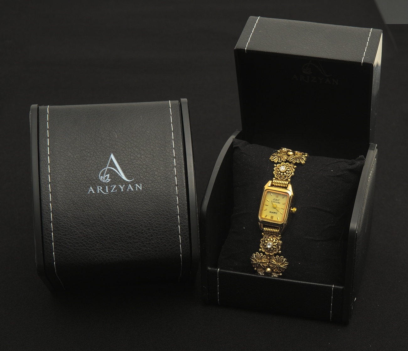 Twisted Gold Bracelet Watch - Style 37 — view 3
