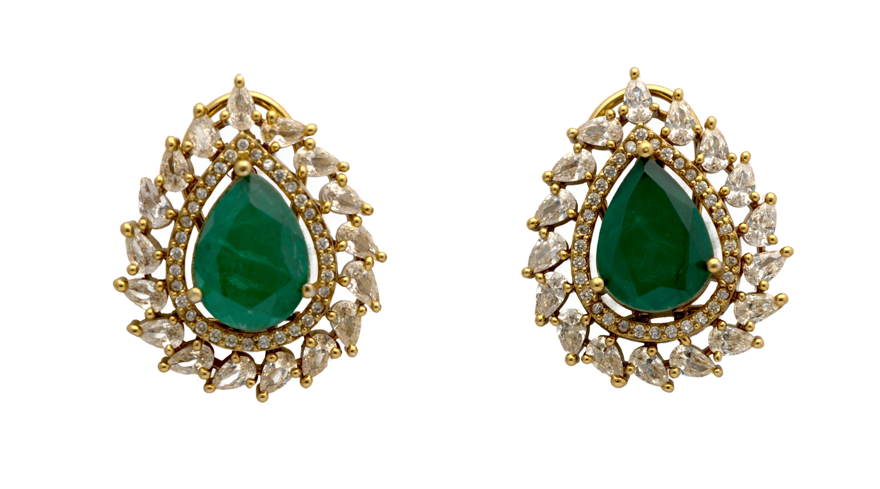 Teardrop Dublet Stud Earrings — view 10