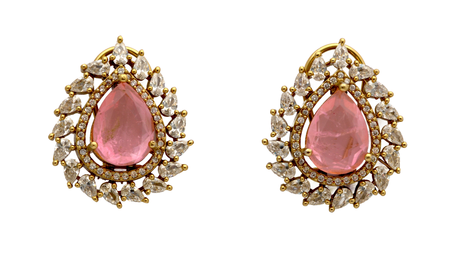 Teardrop Dublet Stud Earrings — view 9