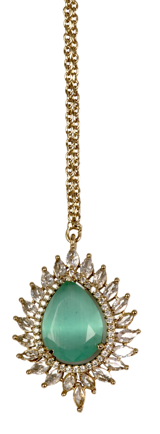 Forehead Crystal Drop Long — view 3